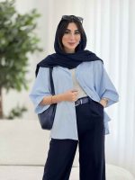 مانتو آستین پاکتی نارمیلا کد 8166 - تصویر 20