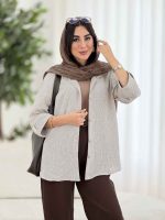 مانتو راه راه بیتا کد 8181 - تصویر 3
