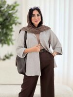 مانتو راه راه بیتا کد 8181 - تصویر 16