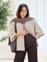 مانتو آستین پاکتی نارمیلا کد 8166 - تصویر 8