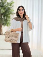 مانتو آستین پاکتی نارمیلا کد 8166 - تصویر 5