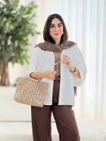 مانتو آستین پاکتی نارمیلا کد 8166 - تصویر 23