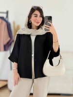مانتو پانچ آرامش کد 8138 - تصویر 5