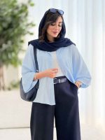 مانتو پانچ ساتن کد 8223 - تصویر 15