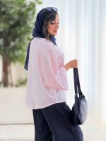 مانتو پانچ ساتن کد 8223 - تصویر 7