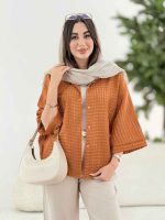مانتو پانچ طرح حصیری کد 8224 - تصویر 16