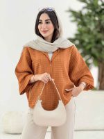 مانتو پانچ طرح حصیری کد 8224 - تصویر 13