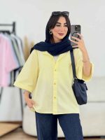 مانتو آستین پاکتی مروارید کد 8220 - تصویر 14
