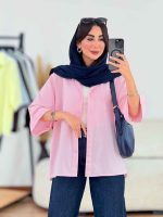 مانتو آستین پاکتی مروارید کد 8220