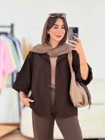 مانتو آستین پاکتی مروارید کد 8220 - تصویر 28