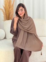 شال منگوله دار نیلسا کد 8175 - تصویر 3