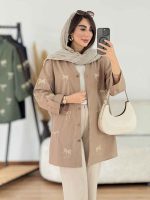 مانتو آستین پاگن طرح پاپیون کد 8215 - تصویر 7