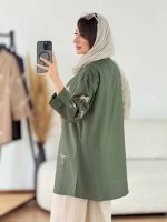 مانتو آستین پاگن طرح پاپیون کد 8215 - تصویر 11