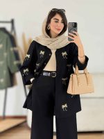 مانتو آستین پاگن طرح پاپیون کد 8215 - تصویر 12