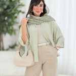 مانتو سر آستین پاگن هلیا کد 8174