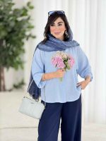 مانتو سر آستین پاگن هلیا کد 8174 - تصویر 17