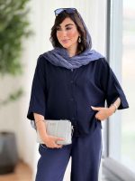 مانتو پانچ ملودی کد 8229 - تصویر 6