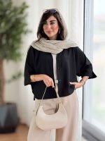 مانتو پانچ ملودی کد 8229 - تصویر 18