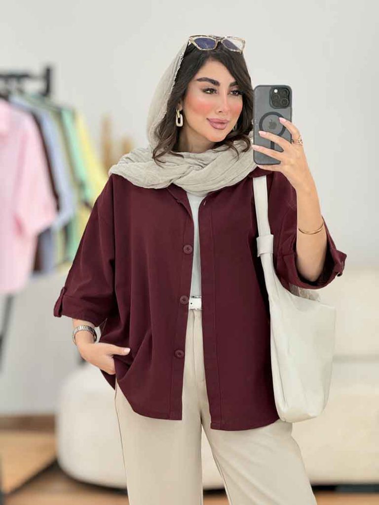 مانتو آستین پاگن ثنا کد 8333