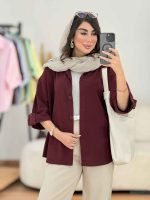 مانتو آستین پاگن ثنا کد 8333 - تصویر 7
