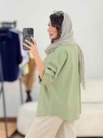 مانتو آستین پاگن ثنا کد 8333 - تصویر 17