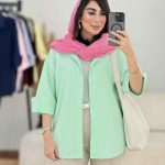 مانتو آستین پاگن ثنا کد 8227
