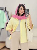 مانتو آستین پاگن ثنا کد 8333 - تصویر 3