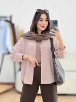 مانتو پشت پیله صنم کد 8226 - تصویر 5