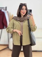 مانتو پشت پیله صنم کد 8226 - تصویر 19