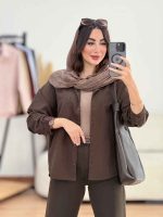 مانتو پشت پیله صنم کد 8226 - تصویر 2