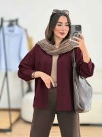 مانتو پشت پیله صنم کد 8226 - تصویر 4