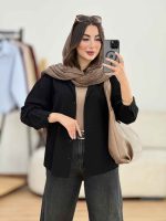 مانتو پشت پیله صنم کد 8226 - تصویر 6
