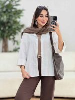 مانتو آستین پاکتی تمنا کد 8228 - تصویر 9