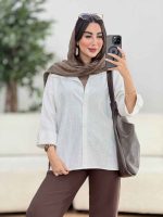 مانتو آستین پاکتی تمنا کد 8228 - تصویر 13