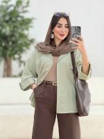 مانتو آستین پاکتی تمنا کد 8228 - تصویر 7