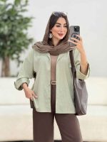 مانتو آستین پاکتی تمنا کد 8228 - تصویر 12