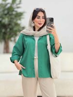 مانتو آستین پاکتی تمنا کد 8228 - تصویر 5
