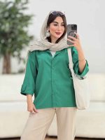 مانتو آستین پاکتی تمنا کد 8228 - تصویر 16