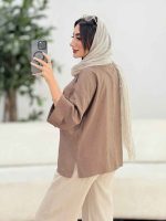 مانتو آستین پاکتی تمنا کد 8228 - تصویر 15