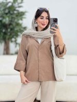 مانتو آستین پاکتی تمنا کد 8228 - تصویر 8
