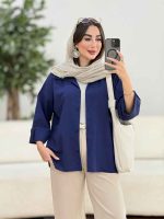 مانتو آستین پاکتی تمنا کد 8228 - تصویر 14