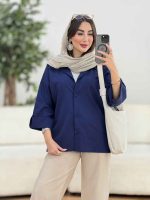 مانتو آستین پاکتی تمنا کد 8228 - تصویر 21