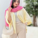 مانتو آستین پاکتی کتایون کد 8219