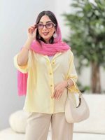 مانتو آستین پاکتی کتایون کد 8219 - تصویر 6