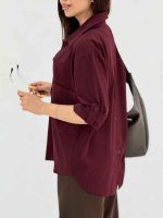 مانتو پشت دکمه آنیا کد 8170 - تصویر 12