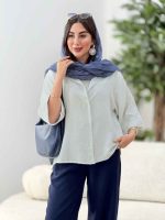مانتو آستین پاکتی کتایون کد 8219 - تصویر 13