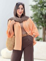 مانتو آستین پاکتی کتایون کد 8219 - تصویر 18