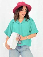 شومیز جلو بسته فرگل کد 8137 - تصویر 4