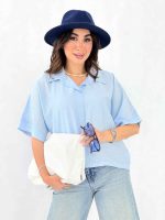 شومیز جلو بسته فرگل کد 8137 - تصویر 13