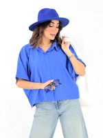 شومیز جلو بسته فرگل کد 8137 - تصویر 15